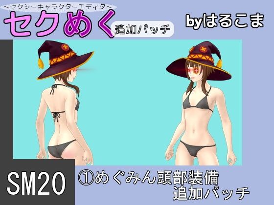SM20 (1) Megumin Head Equipment Add-on Patch