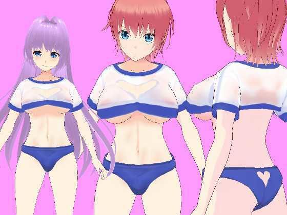 Gee-kun-soft Character Lingerie 04 - VRM 3D Models