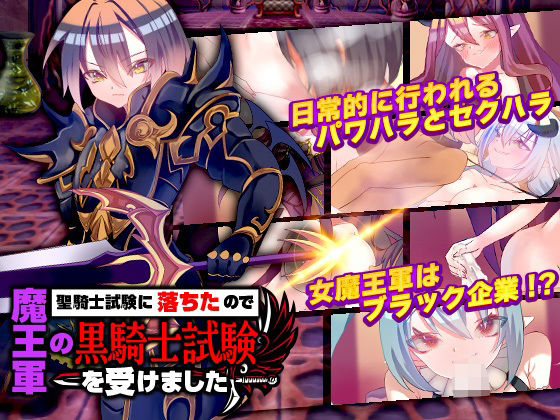 聖騎士試験に落ちたので魔王軍の黒騎士試験を受けました(殿方温泉) - FANZA同人