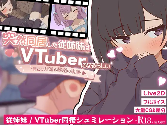 My Cousin Who Suddenly Moved In Is a VTuber - Only I Know Her Secret Face