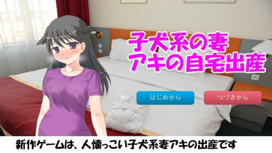 【出産ゲーム】子犬系の妻 アキの自宅出産【DL】※windows版のみ [BIRTH LAB] | DLsite 同人 - R18