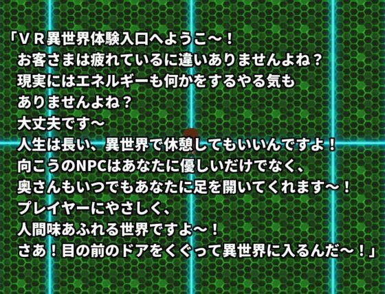 プレイヤーに優しくて人情味のあるNPC姦世界 [Ero Turbo] | DLsite 同人 - R18