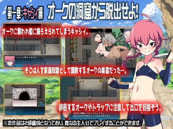 オークの洞窟 ～捕虜になったら肉便器～ [えち小屋ソフト] | DLsite 同人 - R18