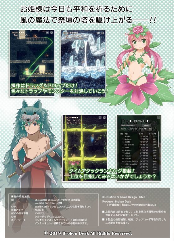 PRINCESS IN AIRINESS [Broken Desk] | DLsite 同人 - R18