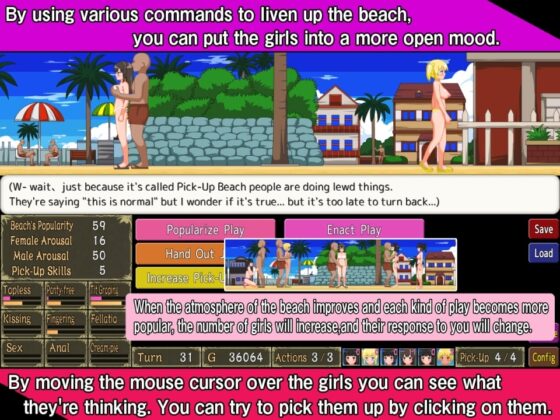 Let's Turn The Pick-Up Beach into a Free-For-All Nudist Fucking Beach!! [貴様巻きソフト] | DLsite 同人 - R18