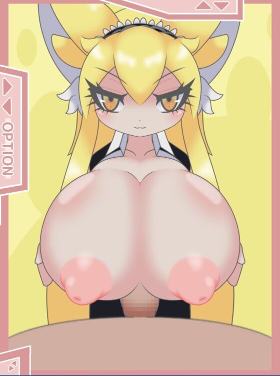 金髪狐耳巨乳ちゃん!おてがるパイズリゲーム [フジザクラワークス] | DLsite 同人 - R18