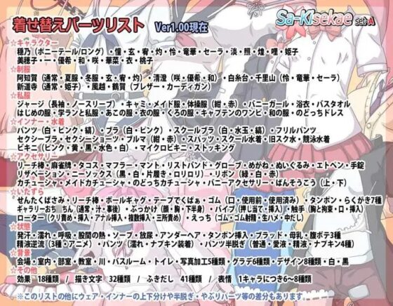 Sa-Kisekae set-A [Ks-SOFT] | DLsite 同人 - R18