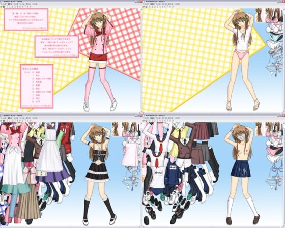 梓○月乃着せ替えKISS『着替えたて!月乃×汚したて!!月乃』 [Miroir...] | DLsite 同人 - R18