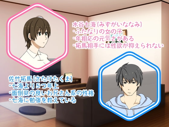 ふたなりカノジョの勉強性活 [グンサン工務店] | DLsite がるまに