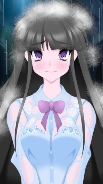 A Girl Standing in the Rain [Smartphone App Version]