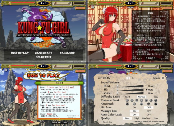 Kung-Fu Girl: Erotic Side-Scrolling Action Game 3