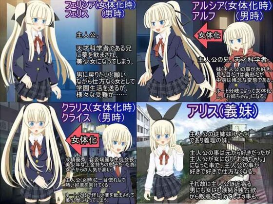 【TS】 僕が金髪ツインテールの妹になった時！ 【女体化】(ゆめみソフト) - FANZA同人