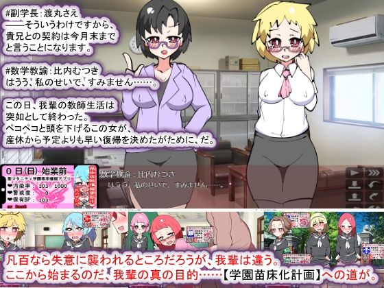 【Android版】聖マタニティ学園N――催●●則改訂・我輩専用孕ませオナホ学園開校(種付け一年後) - FANZA同人