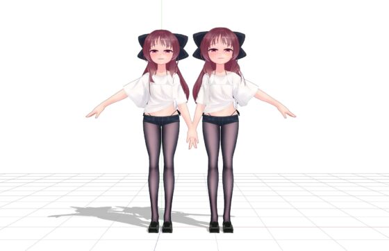 PMXデータ_つむぎちゃん_2019年4月版(ピンキーweb) - FANZA同人