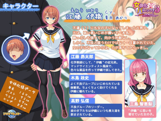 女体化パニック！3〜お、俺は男だ！でも、悔しいけど気持ちいいっ……のか！？(アパタイト) - FANZA同人