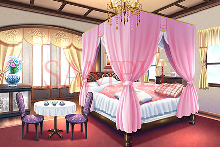 Royalty Bedroom - Copyright-Free Background CG Assets