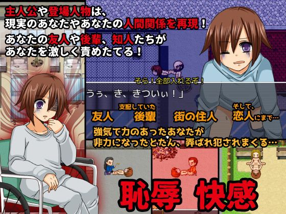 暴力で支配していた俺が怪我で非力な男になったとたん犯●れ放題だった件(今日もずる休み) - FANZA同人