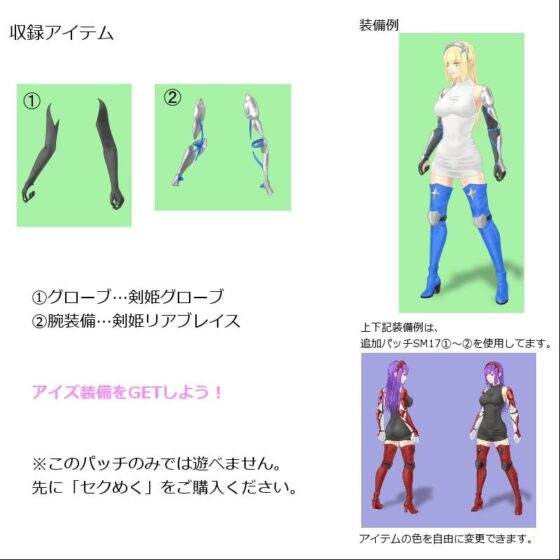 SM17(3) Aiz Arm Equipment Add-on Patch