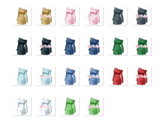 佐野俊英是您的專屬原畫師 服裝素材集B - 便服 -(White Candy)