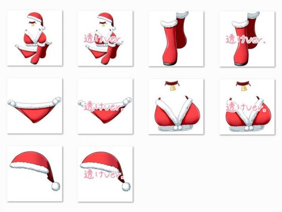 Sano Toshihide as Your Personal Artist - Costume Pack C: Santa Swimsuit