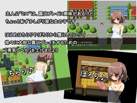 RPG 露出プレイングゲーム(にじいろのにじ) - FANZA同人