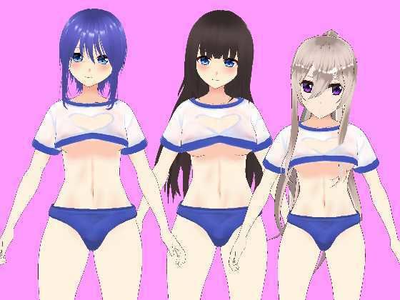 Gee-kun-soft Character Lingerie 04 - VRM 3D Models