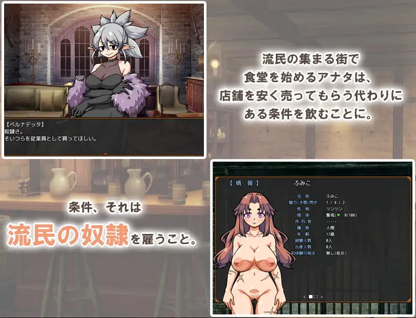 流民娘と始める食堂繁盛記 [XO_PROJECT] | DLsite 同人 - R18