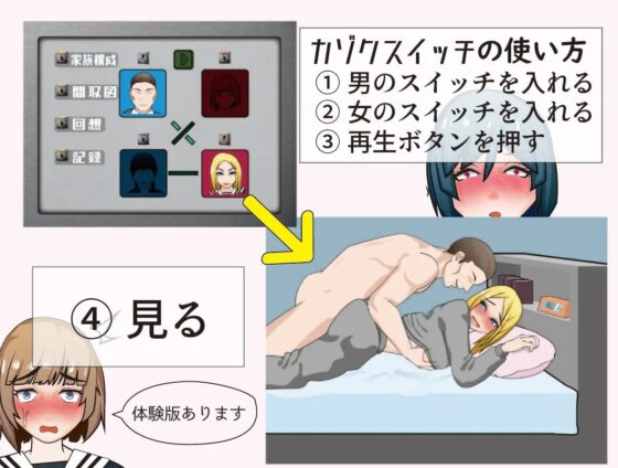 カゾクスイッチ [レイガン] | DLsite 同人 - R18