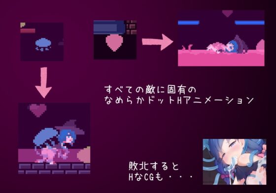 魔女とスライムの迷宮 - Pixel Shady Dungeon - [Laboratelier] | DLsite 同人 - R18