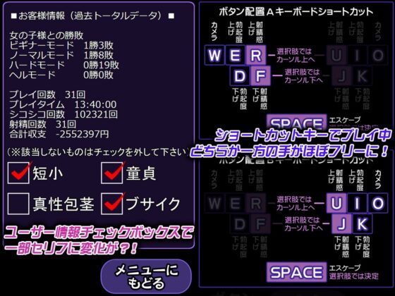 CFNM:女の子様の強制シコシコ命令!～お貢ぎ逃避ザコマゾ男・無駄打ち敗北射精～ [ベノムギフト] | DLsite 同人 - R18