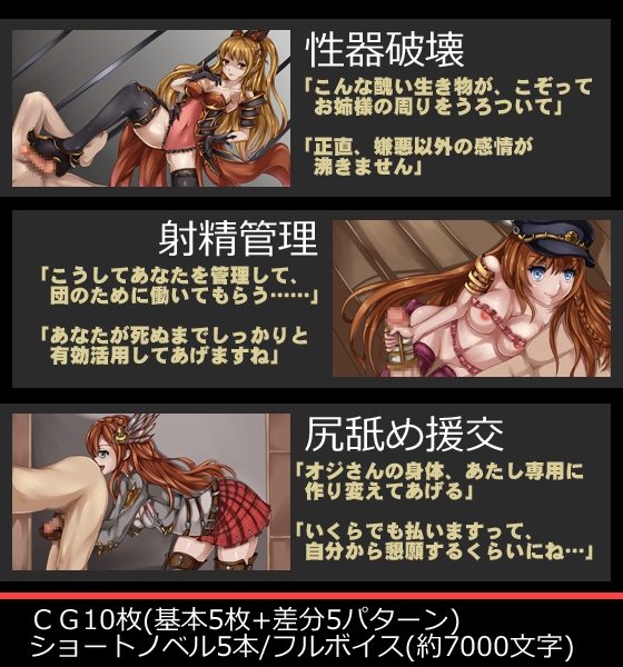 グランマゾファンタジー ～財布奴隷、射精管理、性器破壊…マゾシチュ専用ミニノベル集!～ [煩悩ストラテジ] | DLsite 同人 - R18
