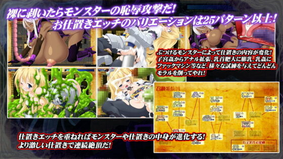 堕淫発情迷宮～試される光と闇の女騎士ふたり～ [モニスタラッシュ / a Matures] | DLsite 同人 - R18