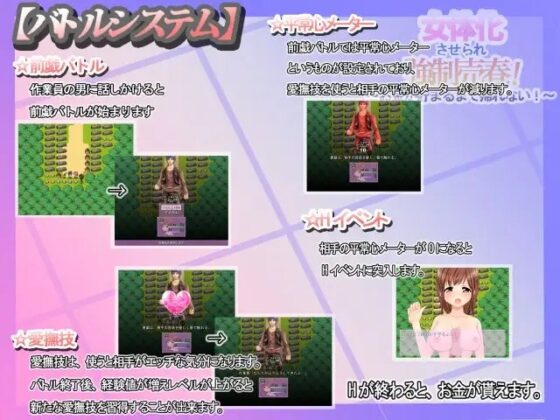 女体化させられ強制売春!～お金が貯まるまで帰れない!～ [Vitis] | DLsite 同人 - R18