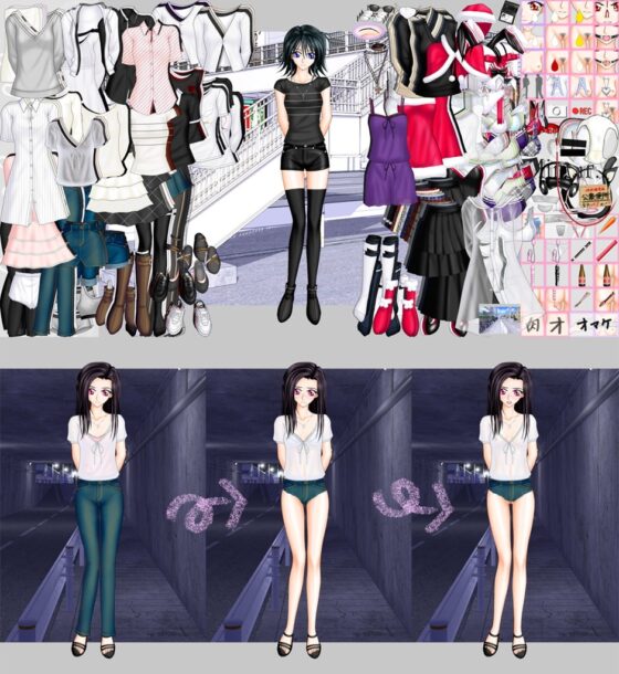 女子高生Only(?)着せ替えKISS追加パック 『JKolle-KISS [Sa]』 Casual+, Hard+, Anime+ [Miroir...] | DLsite 同人 - R18