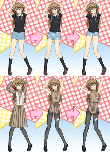 梓○月乃着せ替えKISS『着替えたて!月乃×汚したて!!月乃』 [Miroir...] | DLsite 同人 - R18