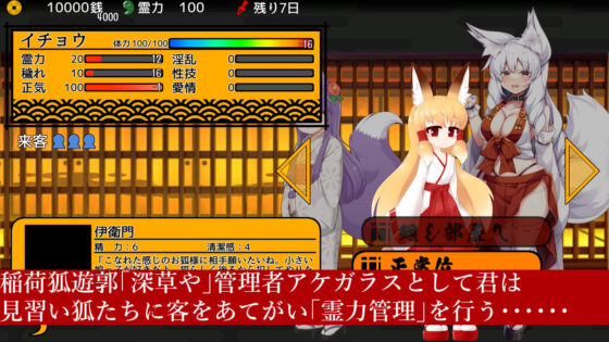 Fukakusaya Prospering Chronicle - Fox Girl Brothel Management SLG