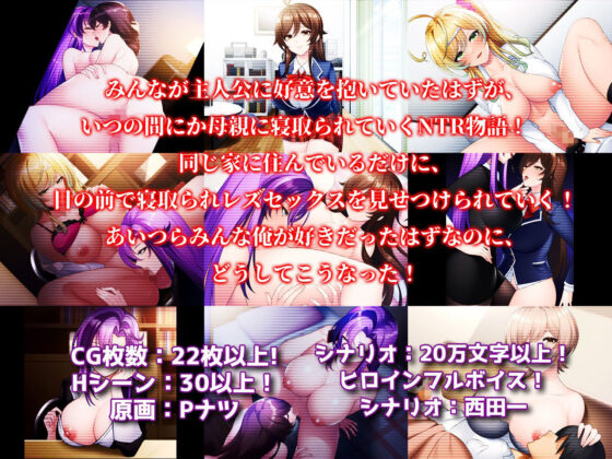モテモテだったはずの俺がレズの母親にヒロイン全員寝取られてマゾ堕ちした話(One Strike) - FANZA同人