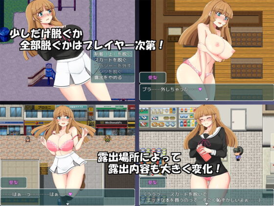 真夜中の露出女子校生2(ダブルメロン) - FANZA同人