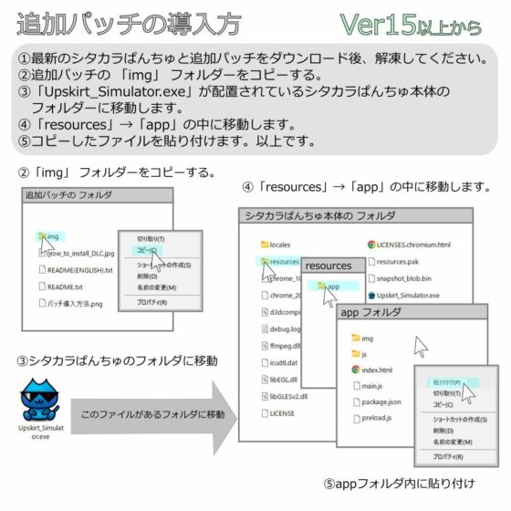 Shitakara Panchu Additional Patch Pack SP157-160