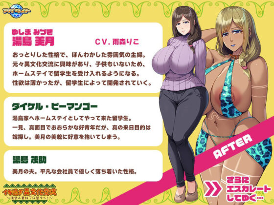 イキ過ぎ異文化交流〜清楚人妻NTR堕ちっ！〜(アパタイト) - FANZA同人