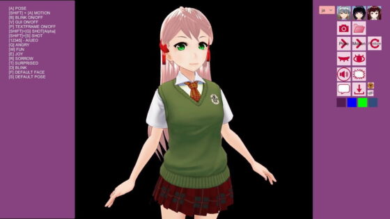 Facial Ero Model 'MoonCat Girl 5' (MoonCat)