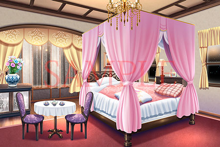 Royalty Bedroom - Copyright-Free Background CG Assets