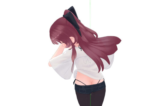 3Dモデル_PMX_つむぎちゃん_2018年冬(ピンキーweb) - FANZA同人