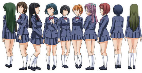 モブキャラ素材集「ブレザー冬服」(キュキュキュのQのQ) - FANZA同人