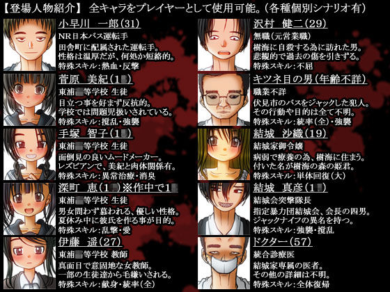 恋愛バスジャック-昭和63年 久慈樹海 車両転落事件-(甘黒堂) - FANZA同人