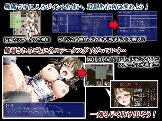 地球防衛戦姫カグラ 〜繁殖用苗床にされる戦姫〜(闇鍋第一艦隊) - FANZA同人