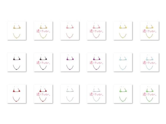 佐野俊英成為你的專屬原畫師 服裝素材集C - 超小比基尼 -(White Candy)