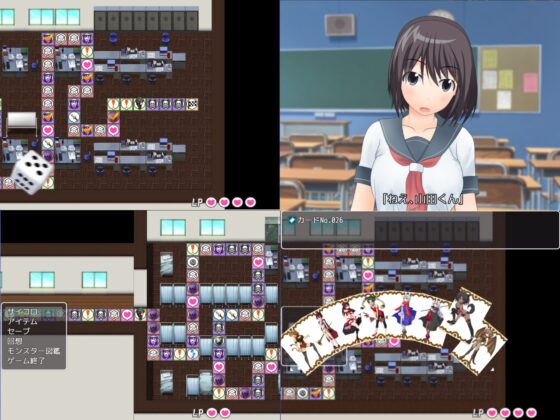 異世界学園スゴロクRPG「囚われたヒロインの運命はサイコロで決まる」(八尺様) - FANZA同人