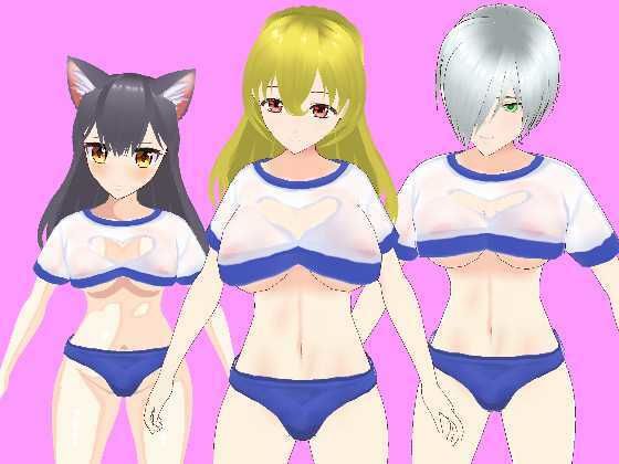 Gee-kun-soft Character Lingerie 04 - VRM 3D Models