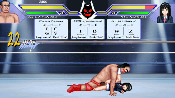 エッチなアップデート型格闘ゲーム〜姉妹編セット(WOLF) - FANZA同人